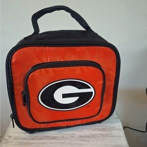 Georgia Bulldogs Red and Black Lunch Bag